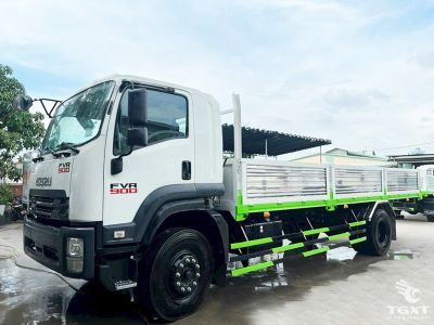 Xe tải Isuzu FVR34UE5 8 tấn, động cơ Diesel 6 xy-lanh 7.8L, tiêu chuẩn Euro 5, phù hợp vận chuyển hàng dài tại Việt Nam.