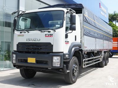Xe tải Isuzu FVM60WE5 14.5 tấn mạnh mẽ, bền bỉ, phù hợp vận chuyển hàng nặng, tối ưu chi phí, tiêu chuẩn khí thải Euro 5.