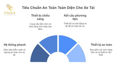 Hình ảnh thể hiện quy định và tiêu chuẩn an toàn cho xe tải tại Việt Nam.