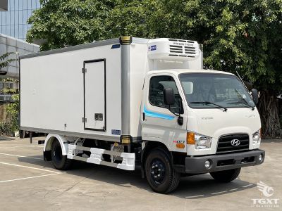 Xe đông lạnh Hyundai Mighty W11S 6T Euro 5, vận chuyển hàng nhiệt độ thấp, tiết kiệm nhiên liệu, thân thiện môi trường tại Việt Nam.