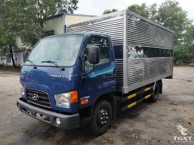 Xe tải Hyundai Mighty W750 3.5 Tấn, thùng kín, thiết kế rộng rãi, chống bụi, tiết kiệm nhiên liệu, phù hợp nội thành và đường dài.