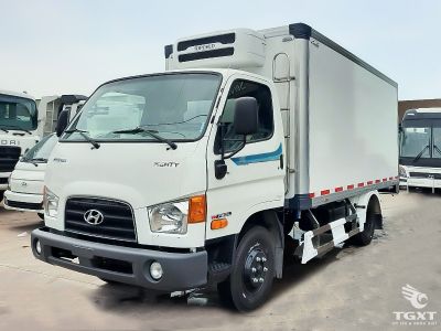 Xe tải Hyundai Mighty W750L 3.5T Euro 5 thùng đông lạnh, vận chuyển thực phẩm, thủy hải sản, dược phẩm, công nghệ làm lạnh tiên tiến.
