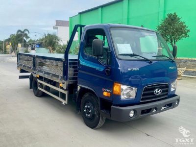 Xe tải Hyundai Mighty W750L 3.5t, thùng 5m dài, động cơ Euro 5, bền bỉ, tiết kiệm nhiên liệu, phù hợp chở hàng lớn.