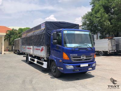 Xe tải Hino FC9JL7A 6.5 tấn, thùng dài 6.7m, động cơ Euro 5, tiết kiệm nhiên liệu, phù hợp mọi nhu cầu vận chuyển.