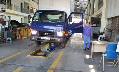 Xe tải mới, đăng kiểm theo quy định mới từ 2025.