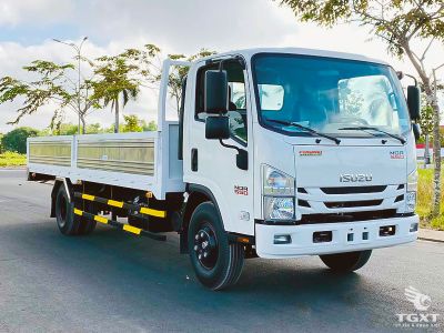 Xe tải Isuzu NQR75ME5 5.8T thùng lửng, động cơ mạnh mẽ, vận chuyển đa dạng, tiết kiệm nhiên liệu, độ bền vượt trội.