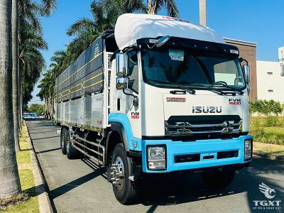 Xe tải Isuzu FVM FVM60TE5 14.5 Tấn mạnh mẽ, tiết kiệm nhiên liệu, phù hợp vận chuyển hàng nặng, tiêu chuẩn khí thải EURO 5.