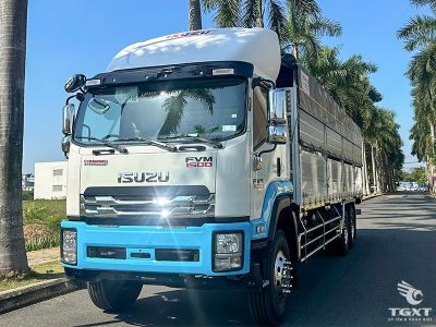 Xe tải Isuzu FVM FVM60TE5 14.5 Tấn, thiết kế mạnh mẽ, tiết kiệm nhiên liệu, phù hợp vận chuyển hàng nặng, tiêu chuẩn khí thải EURO 5.