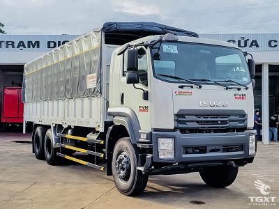Xe tải Isuzu FVM FVM60TE5 14.5 Tấn, mạnh mẽ, tiết kiệm nhiên liệu, phù hợp vận chuyển hàng hóa nặng, tiêu chuẩn khí thải EURO 5.