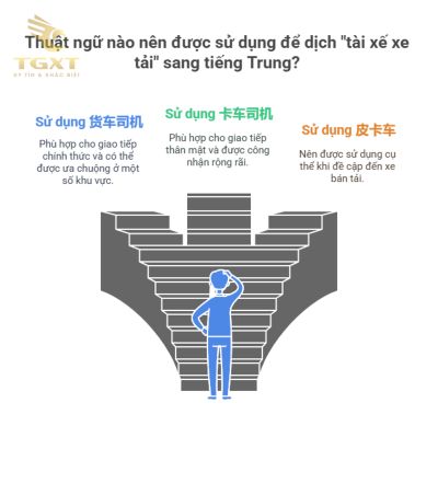 Tài xế xe tải tiếng Trung là gì?