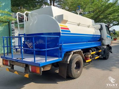 Xe phun nước Hyundai Mighty W11S 6.1 Khối Euro 5, công suất 170 PS, phun áp lực cao, thân thiện môi trường, tiết kiệm nhiên liệu hiệu quả.