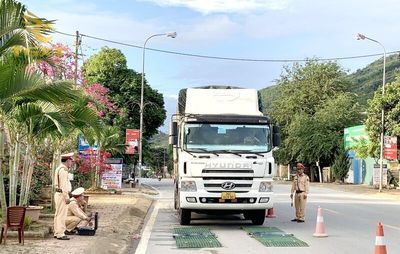 Hình ảnh xe tải với lốp phù hợp theo tải trọng, đảm bảo an toàn và hiệu quả vận hành.