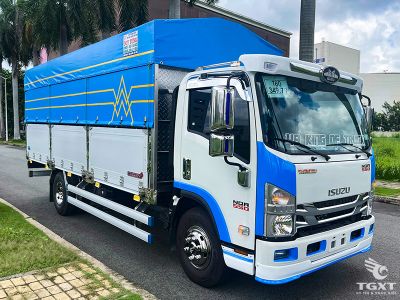Xe tải Isuzu NQR NQR75LE5 4.9 tấn - giải pháp vận tải bền bỉ, tiết kiệm nhiên liệu, thiết kế hiện đại.