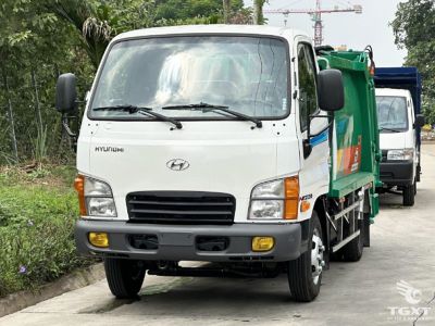 Xe ép rác Hyundai New Mighty N250 1.5 tấn, 3 khối, Euro 5, phù hợp đô thị, hiệu quả cao, thân thiện môi trường.