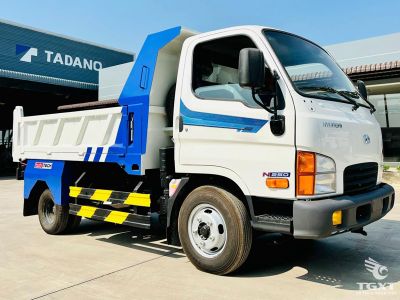 Xe ben Hyundai New Mighty N250 1.95 tấn, Euro 5, vận chuyển xây dựng hiệu quả, tiết kiệm nhiên liệu, thiết kế nhỏ gọn.