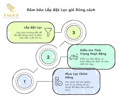 Cách chọn lọc gió phù hợp cho xe tải