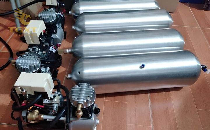 Bình hơi xe tải các loại phổ biến, chất lượng cao, giúp nâng cao hiệu suất vận hành xe an toàn.