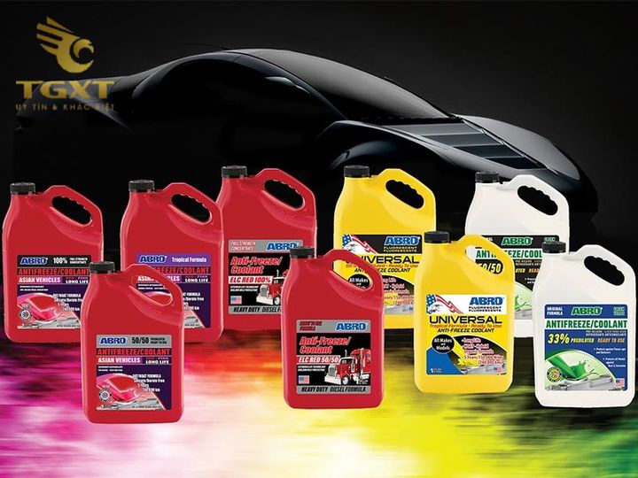 Các thương hiệu bình nước làm mát phổ biến cho xe tải, gồm FOCAR, THACO, PRESTONE và Liqui Moly, giúp bảo vệ động cơ khỏi quá nhiệt.