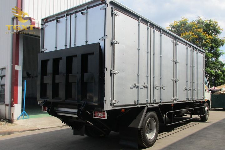 Xe tải đã qua cải tạo thùng, phù hợp quy định pháp luật Việt Nam.