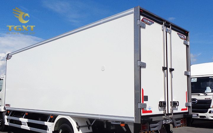 Khóa bảo vệ thùng xe tải hiện đại chống trộm, an ninh cao cấp cho ngành vận tải.