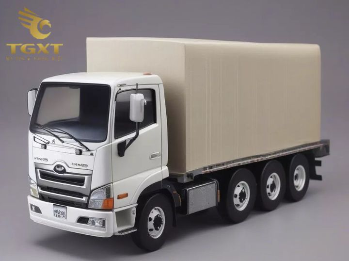 Mô hình xe tải tinh xảo, tượng trưng cho thế giới vận tải thu nhỏ, phù hợp cho giải trí và học tập trên website.