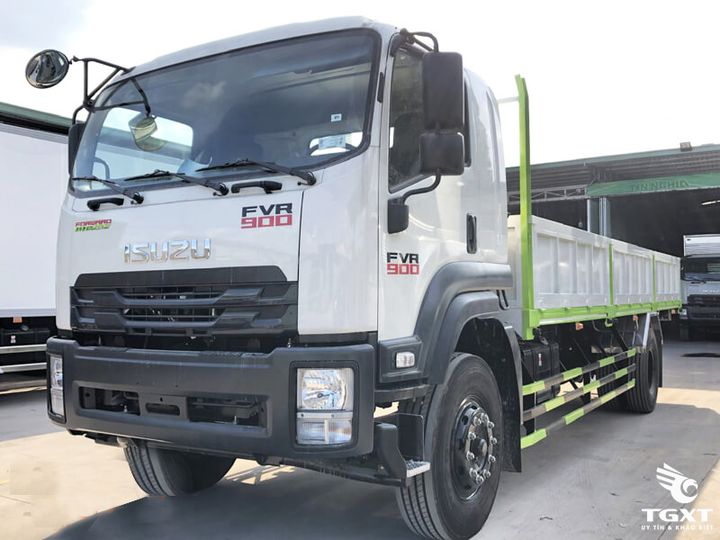 Xe tải Isuzu FVR34VE5 7 tấn với thùng dài 10m, thể tích 61m³, động cơ Diesel Euro 5, vận chuyển hàng cồng kềnh tối ưu.