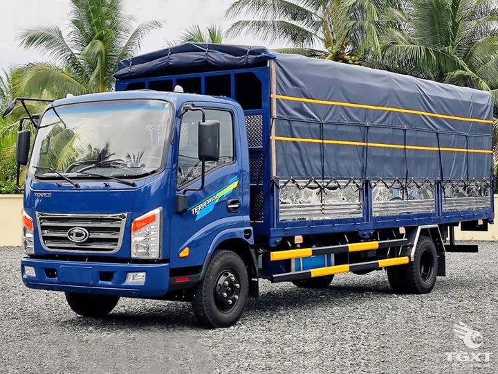 Xe tải Teraco Tera 345SL E5 3.5 Tấn, thùng dài 6.2m, phù hợp vận chuyển hàng hoá linh hoạt, tiêu chuẩn khí thải Euro 5.