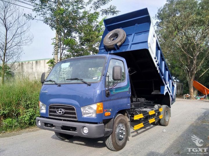 Xe ben Hyundai New Mighty W11S 6.2 Tấn Euro 5, bền bỉ, mạnh mẽ phù hợp vận chuyển đa dạng.