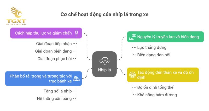 Nguyên lý hoạt động của nhíp lá