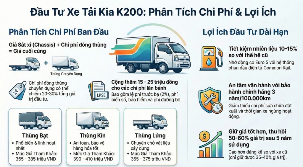 Bảng giá xe tải Kia 1.25 tấn mới nhất Tháng 01/2026