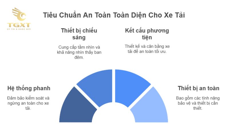 Những quy định và tiêu chuẩn an toàn cho xe tải