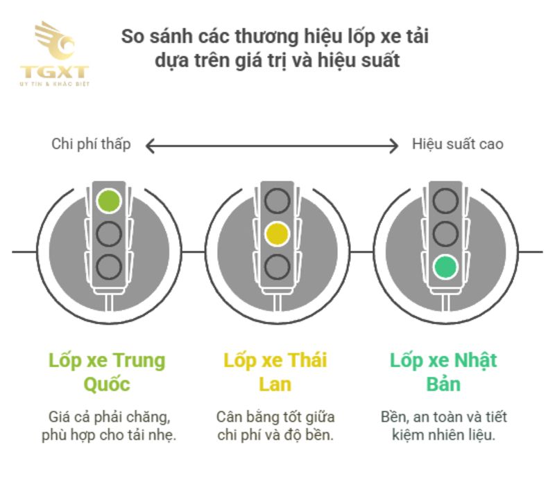 So sánh lốp xe tải Trung Quốc, Nhật Bản và Thái Lan: Lựa chọn tối ưu cho điều kiện vận tải Việt Nam